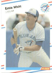 1988 Fleer Baseball Cards      126     Ernie Whitt